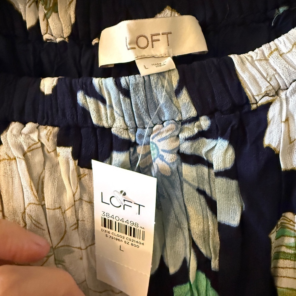 NWT Loft Floral Off-Shoulder Dress - Picture 3 of 7